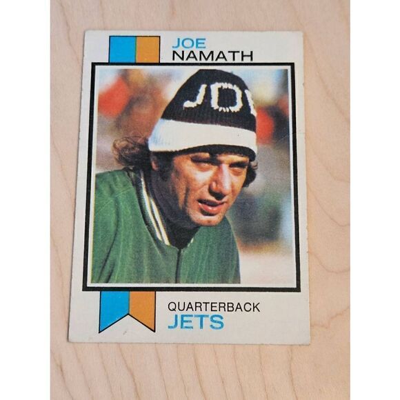 1973 JOE NAMATH - Topps Football Card- # 400 - NEW YORK JETS - Picture 1 of 2